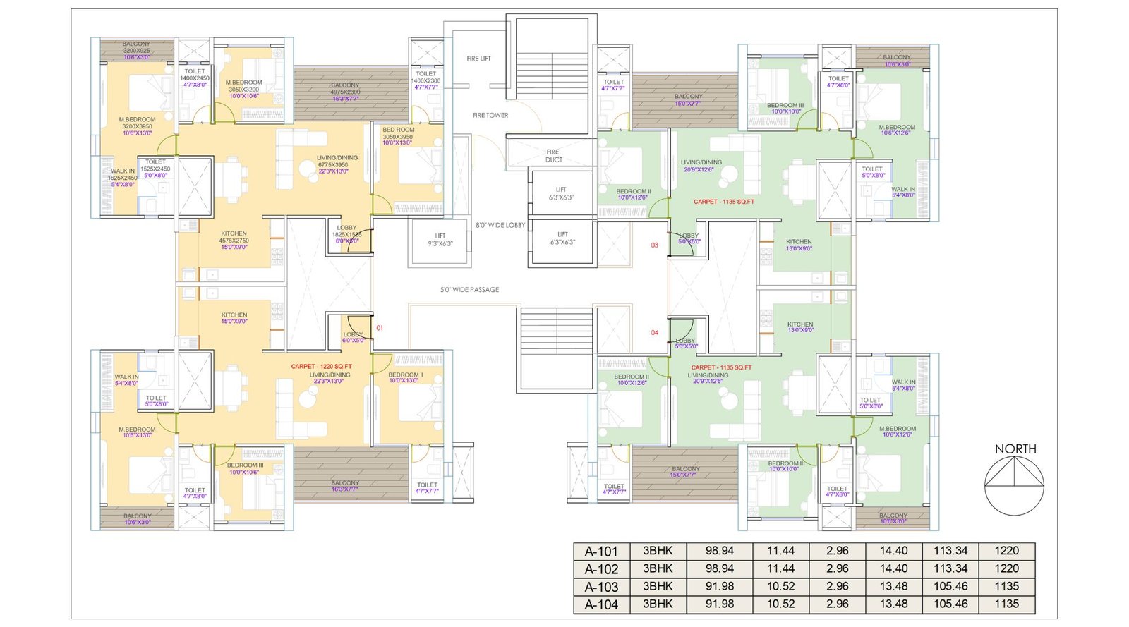 Knest-Capri-Typical-Floor-Plan